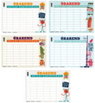 Patria Órarend pd 165x117 mm Monsters (PAP0019-0636)