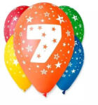  Színes számos lufi 5 darabos - 7 (92858)