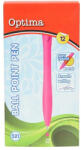 Optima Golyóstoll OPTIMA nyomógombos 521 pink (100914) - kreativjatek