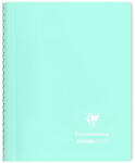 Clairefontaine Spirálfüzet Clairefontaine Koverbook Blush A/5 80 lapos PP borítású vonalas menta (366773C) - kreativjatek