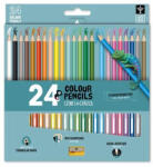 Ars Una Színes ceruza ARS UNA háromszögletű + hegyező 24 darabos