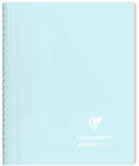 Clairefontaine Spirálfüzet Clairefontaine Koverbook Blush A/5 80 lapos PP borítású vonalas jégkék (366772C) - kreativjatek