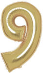  Arany White Gold 9-es szám fólia lufi 91 cm (DPA9915187) - kreativjatek