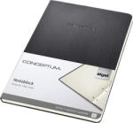 Sigel Füzet, exkluzív, A5, kockás, 60 lap, keményfedeles, SIGEL "Conceptum", fekete (SI802)