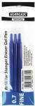 Stanger Zselés toll betét Stanger radírozható 0, 7 mm kék 3 db
