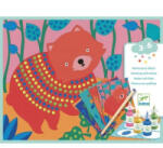 DJECO Képfestés pöttyökkel - Állatok pöttymintákkal - Pointillism (DJECO09689)