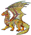 Eureka Fa puzzle - Sárkány (FSC-wood) (EUR34667)