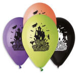  Léggömb, 30 cm, "Halloween Kastély (11-PRINTHALLOWEENKASTELY) - kreativjatek