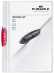 DURABLE Clip-mappa Durable Swingclip A/4 30 lapig kárminvörös (226035) - kreativjatek