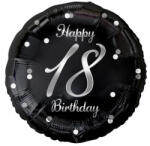 Boldog Születésnapot Happy Birthday 18 B&C Silver fólia lufi 36 cm (MLG154993)