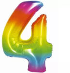 Szivárvány színű, számos fólia lufi, 76 cm - 4 (210753)