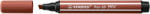STABILO Filctoll, 1-5 mm, vágott hegy, STABILO "Pen 68 MAX", vörösbarna (768/75)