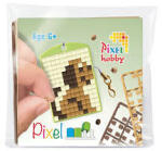 Pixelhobby 23107 Kulcstartó szett (színes kulcstartó alaplap + 3 szín) Kutyus (23107)