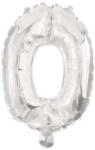  Mini 0-ás Silver szám Fólia lufi 33 cm (PNN89807) - kreativjatek