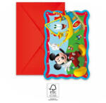 Disney Mickey Rock the House Party meghívó 6 db-os FSC (PNN93939)