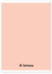 Fortuna Füzet vonalas FORTUNA Monocolor A/5 32 lapos 21-32 4-8. osztályos pasztell barack