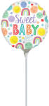 Baby Színes Sweet baby mini fólia lufi 23 cm (WP) (DPA4166209)