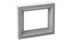 Pixelhobby 20063 Műanyag képkeret 1 alaplaphoz - szürke (20063)