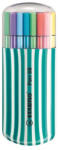 STABILO Filctoll készlet, 1 mm, türkiz tok, STABILO "Pen 68 Zebrui", 20 különböző szín (6820-02-2-5)