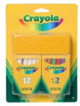 Crayola Crayola: 2 x 12 db pormentes kréta törlővel (13555)