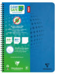 Clairefontaine Spirálfüzet Clairefontaine Clean'Safe A/4+ 80 lapos kockás antimikrobiális (82252C) - kreativjatek