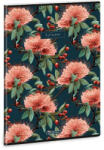 Ars Una Füzet kockás ARS UNA A/4 40 lapos Extra kapcsos Flowery Green