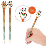 Trendhaus Grafitirón Trendhaus Lucky Cat radírral (961808) - kreativjatek