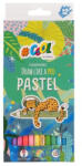 Victoria Színes ceruza készlet, kerek, COOL BY VICTORIA "Pastel", 12 pasztell szín (TVC007) - kreativjatek
