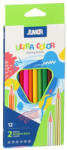 Junior Színes ceruza Junior Ultra color háromszög alakú, 10+2 darabos (PAP3033-1038)