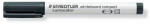 STAEDTLER Táblamarker, 1-2 mm, kúpos, STAEDTLER "Lumocolor 341", fekete (341-9)