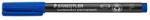 STAEDTLER Alkoholos marker, OHP, 0, 6 mm, STAEDTLER "Lumocolor® 318 F", kék (318-3)