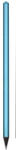 Art Crystella Ceruza, metál kék, aqua kék SWAROVSKI® kristállyal, 14 cm, ART CRYSTELLA® (TSWC306) - kreativjatek