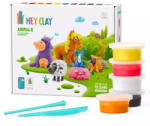 HEY CLAY Állatok gyurma szett - önszáradó kreatív modellezőkészlet (249499)