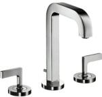 Hansgrohe Citterio 3-lyukú mosdócsaptelep automata lefolyógarnitúrával és 170 mm-es kifolyóval, takarórozettával (HG-39135000)