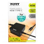 PORT Designs 900096-EU áramátalakító és inverter Beltéri 45 W Fekete (900096)