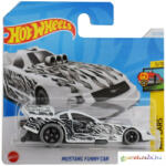 Mattel : Mustang Funny Car fehér kisautó 1/64 - Mattel