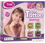  Glamorous csillámtetoválás szett