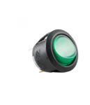 Somogyi Elektronic STV 08 világítós billenőkapcsoló, 1 áramkör - 2 állás, 250 V, 6 A, zöld