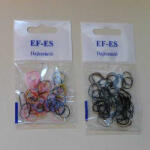 EF-ES pink szilikon gyűrű vékony