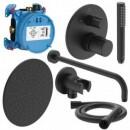Ideal Standard Sistem dus Ceratherm T100 termostatic negru mat (SA7573XG 1471)