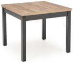 Halmar Masa de bucaterie Tiago - patrata, stejar kraft / negru (V-PL-TIAGO_KWADRAT-S)