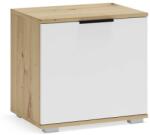 Halmar Suport pentru pantofi Walker 50 cm, stejar artisan / alb (V-PL-CLIF-ST-50-ARTISAN/BIAŁY) Pantofar