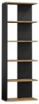 Signal Raft de colt, stejar wotan / negru (CORNERDWC) Raft
