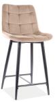 Signal Scaun de bar Chic II, bej/negru (CHICH2VCBE)