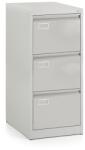 Rauman Dosar metalic A4 - 3 sertare, 45, 5 x 62 x 101, 5 cm, încuietoare cilindru, gri deschis - ral 7035 (V03) Dulap arhivare