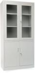 Rauman Dulap metalic universal cu uși despicate, 90 x 40 x 185 cm, încuietoare cu cilindru, gri deschis - ral 7035 (C11-1) Dulap arhivare