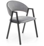 Halmar Scaun de bucaterie Zayne, gri/negru (V-CH-K/473-KR-POPIEL)