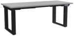 Rauman Masă înălțime reglabilă OfficeTech Strong 180 x 80 cm, picioare negre, gri deschis