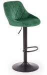 Halmar Scaun de bar Archer, verde/negru (V-CH-H/101-C.ZIELONY)
