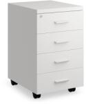 Rauman Container SimpleOffice 40 x 48 cm - 4 sertare, alb (CF-0466A_CF-1397) Comoda